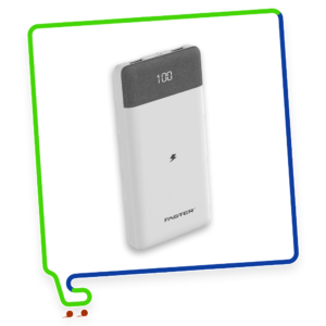 FASTER E-18 PD + Qualcomm Quick Charge 3.0 Wireless Power Bank 10000 mAh with Digital Display