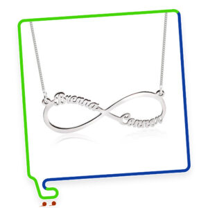 Customized Infinity Name Necklace Gift for Her – Design 8