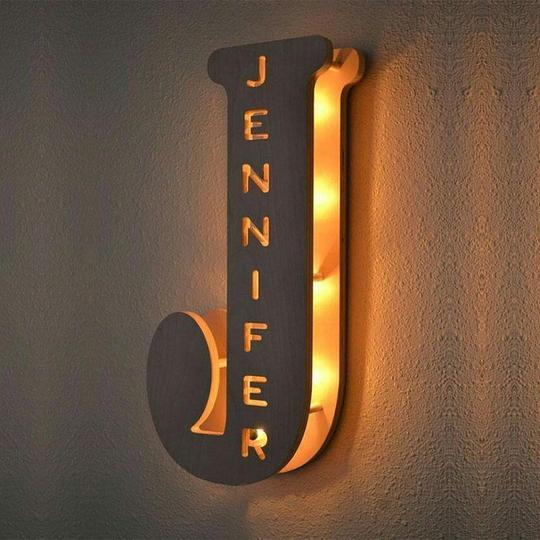 Customized LED Alphabet Lamp