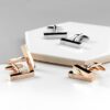 Name Engraved Bar Cufflinks