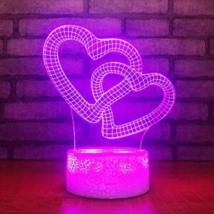 3D Illusion LED Lamp - Design 2