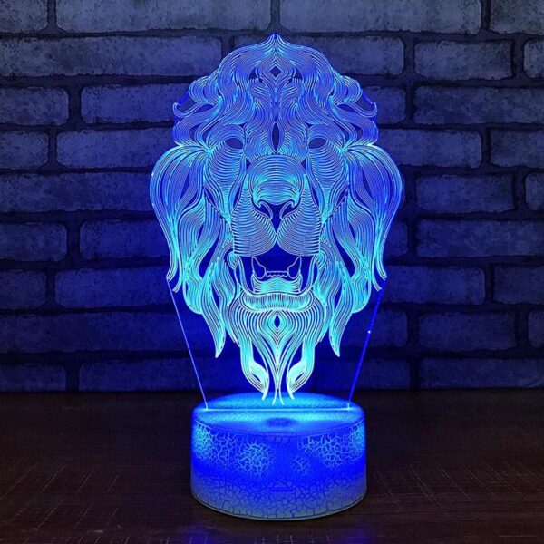 3D Illusion LED Lamp - Design 6