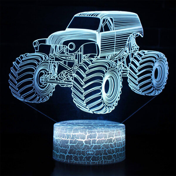 3D Illusion LED Lamp - Design 9