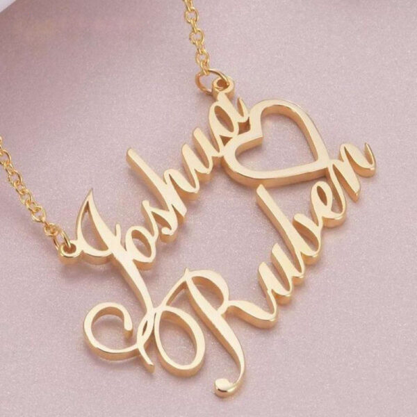 Customized Heart Name Necklace