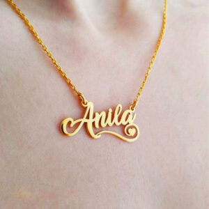 Customized Heart Name Necklace