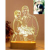 3D Illusion Photo LED Lamp