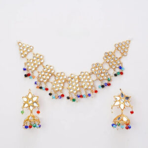 Bahawalpuri Kundan Necklace Set