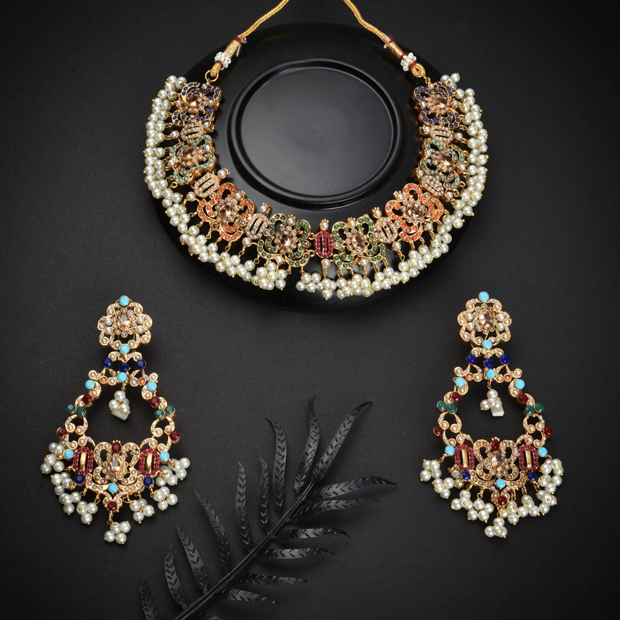 Designer Nauratan Necklace