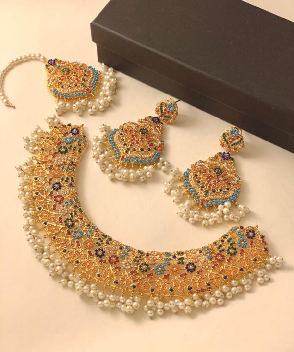 Designer Nauratan Necklace