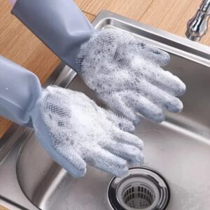 Magic Washing Gloves – Pair Of Silicone Washing Gloves