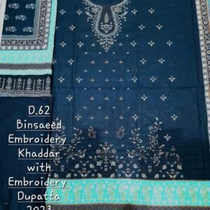 Bin Saeed Unstitched Khaddar Embroidered Collection