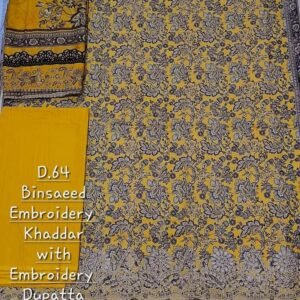 Bin Saeed Unstitched Khaddar Embroidered Collection