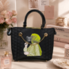 1000104992-1.png The Noir Houndstooth Chain Bag