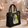1000105024-1.png The Noir Houndstooth Chain Bag