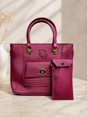 1000105055-1.png Park Avenue — Black Faux Leather Tote