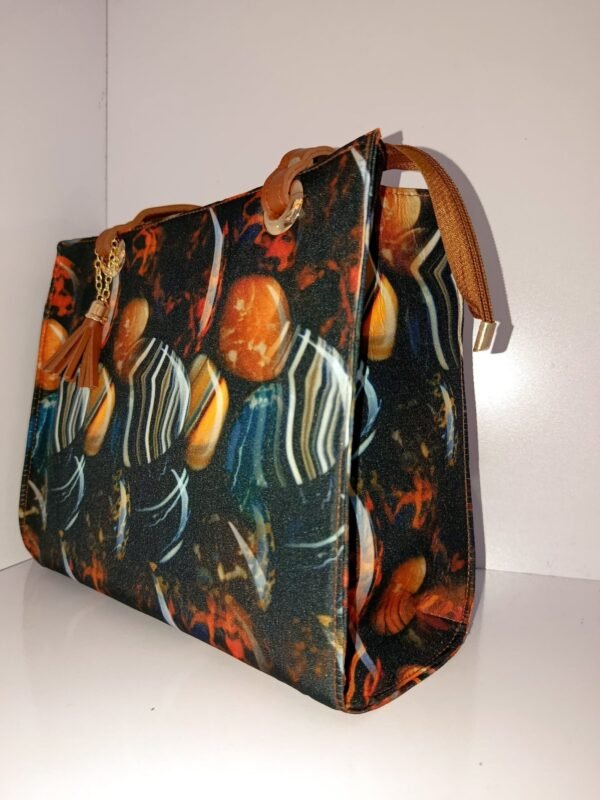 The Black Printed Tote
