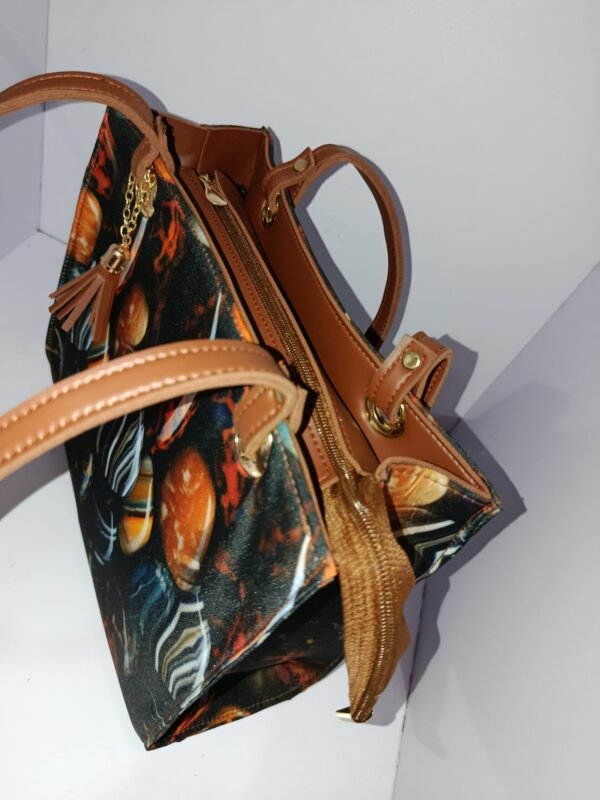 The Black Printed Tote
