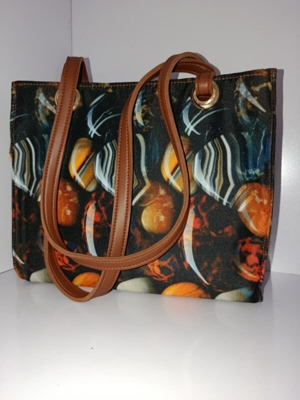 The Black Printed Tote