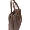 The Black Croc-Textured Chain Bag
