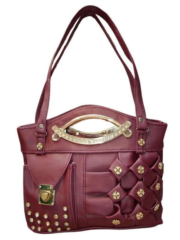 1000340199.jpg The Bordeaux Checked Shoulder Bag
