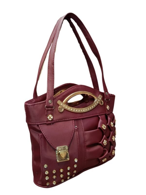 1000340202.jpg The Bordeaux Checked Shoulder Bag