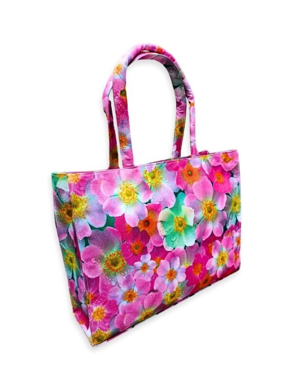 Capri — Rose Canvas Tote