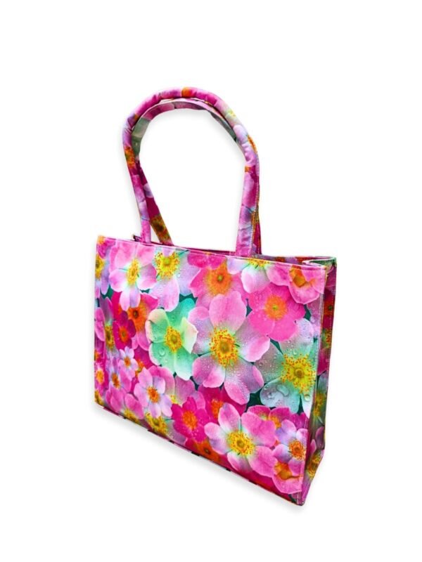 Capri — Rose Canvas Tote