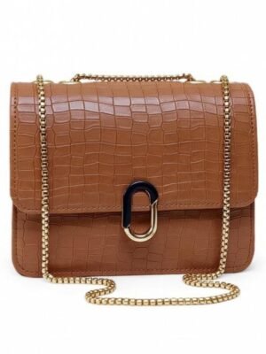 1000383333.jpg The Brun Lace-Detail Chain Bag