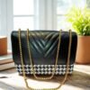 The Noir Monogram Crossbody