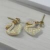 Beautiful Swan Studs Earrings