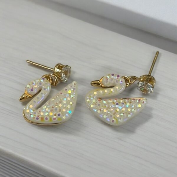 Beautiful Swan Studs Earrings