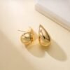 Chunky Gold Teardrop Earrings