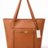 Classic Brown Tote Bag for Women